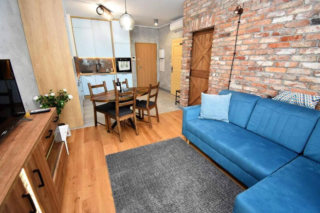 Apartament Blue Bastion Walowa 23C Z Klimatyzacja I Miejscem Parkingowym W Podziemnym Parkingu Gdańsk Eksteriør bilde