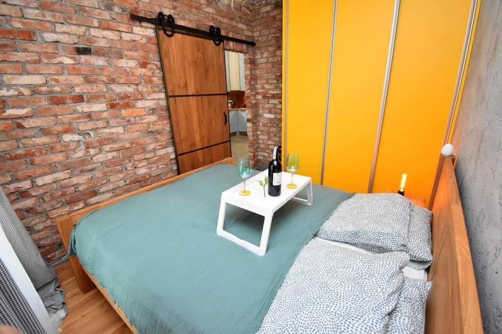 Apartament Blue Bastion Walowa 23C Z Klimatyzacja I Miejscem Parkingowym W Podziemnym Parkingu Gdańsk Eksteriør bilde