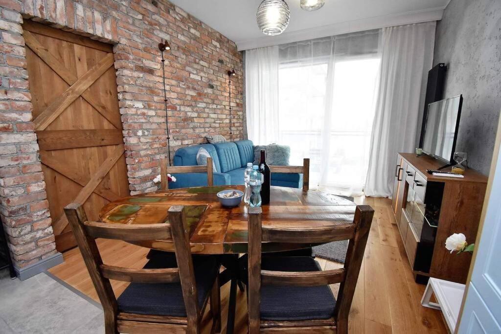 Apartament Blue Bastion Walowa 23C Z Klimatyzacja I Miejscem Parkingowym W Podziemnym Parkingu Gdańsk Eksteriør bilde